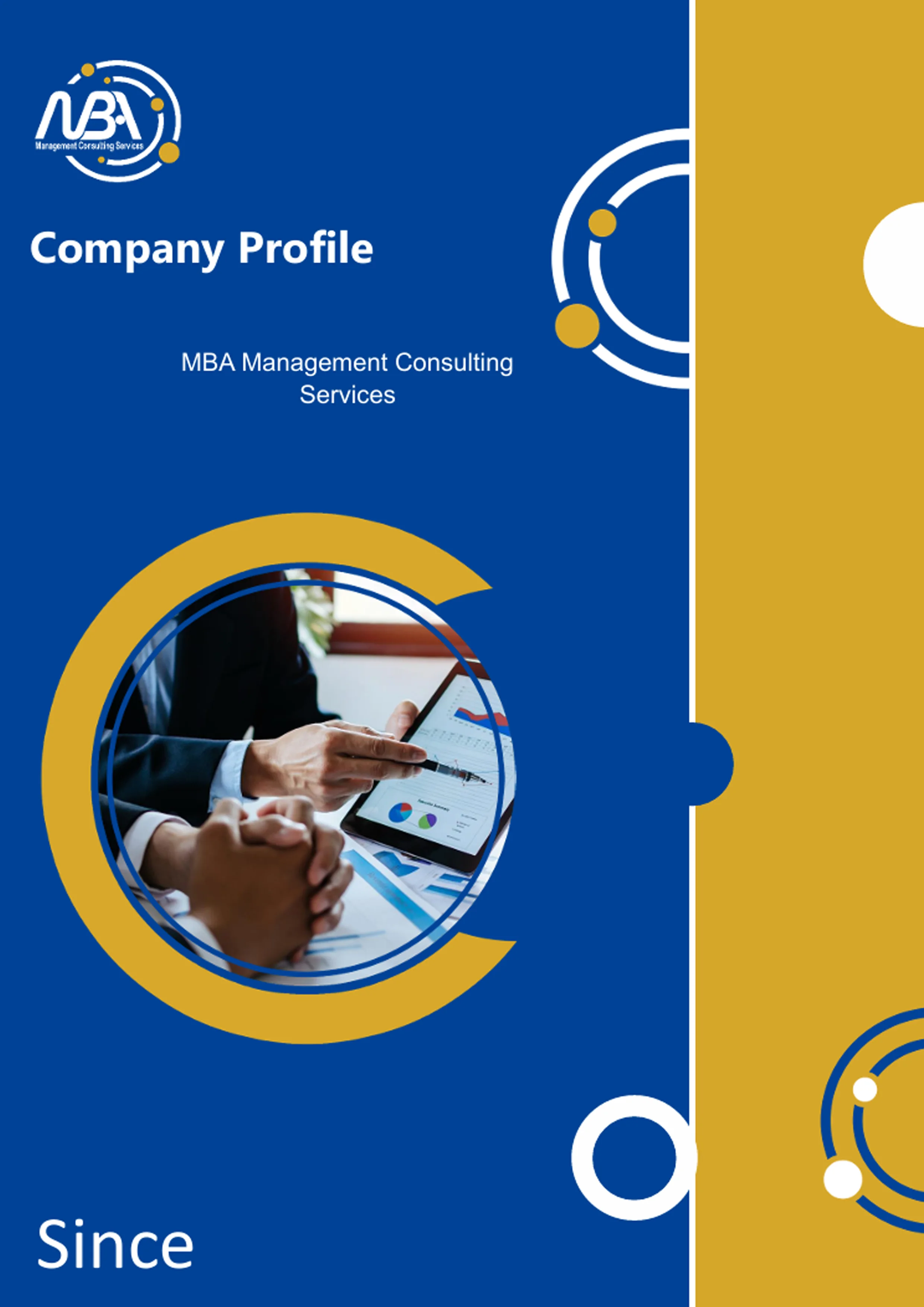 MBA Consultancy company profile cover