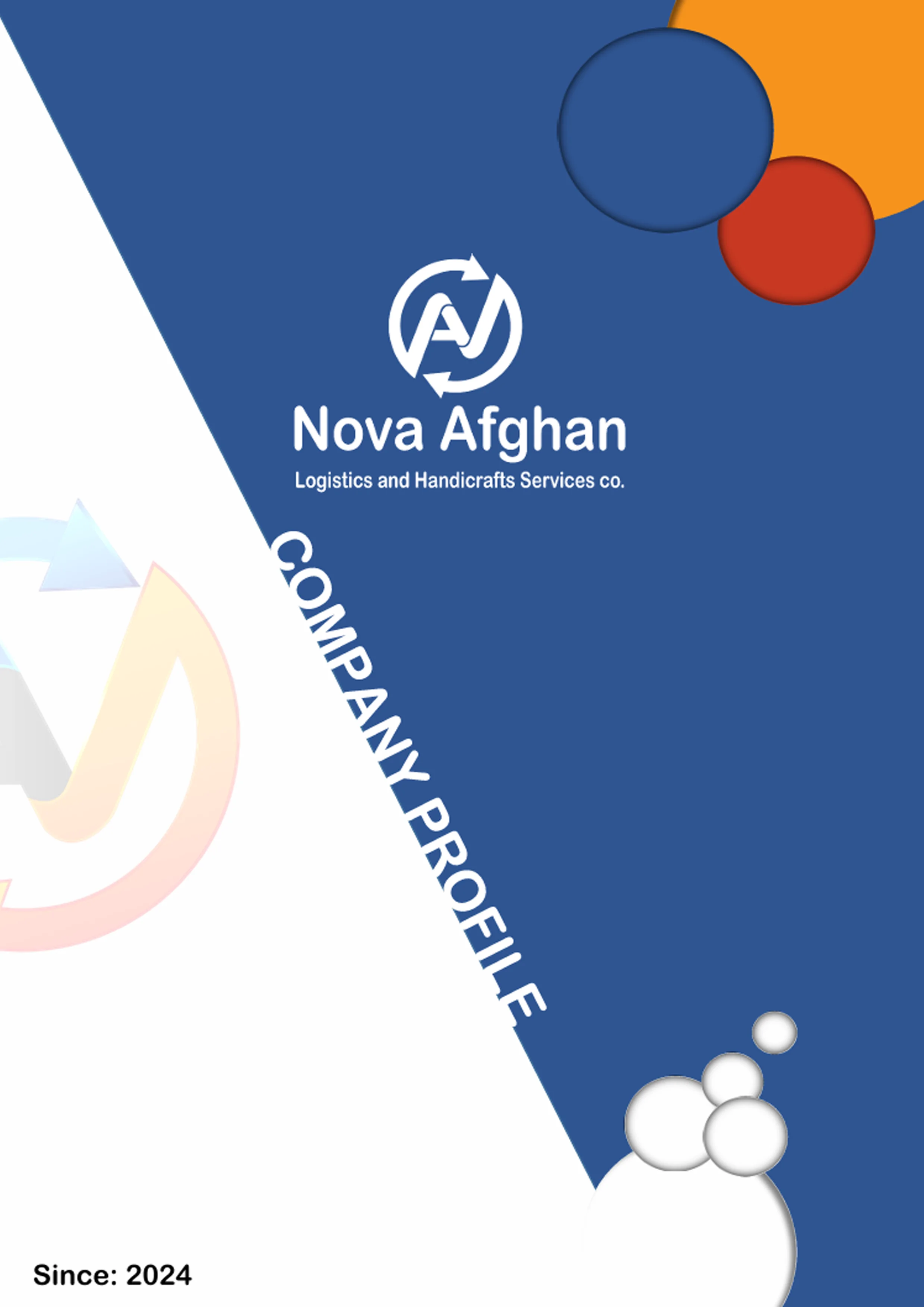 Nova Afghan logistic & Hand company profile cover