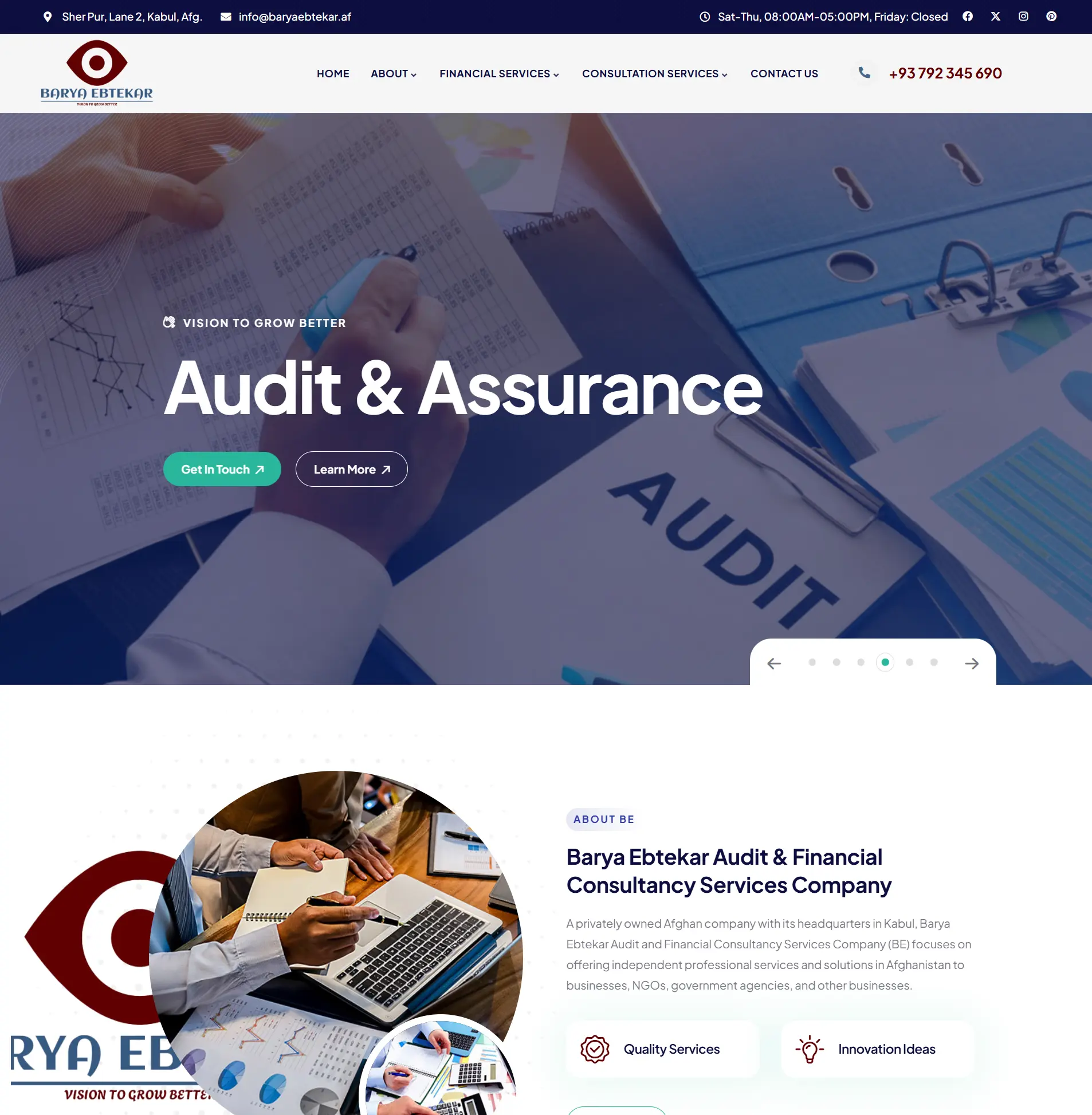 Barya Ebtekar Financial & Consultancy