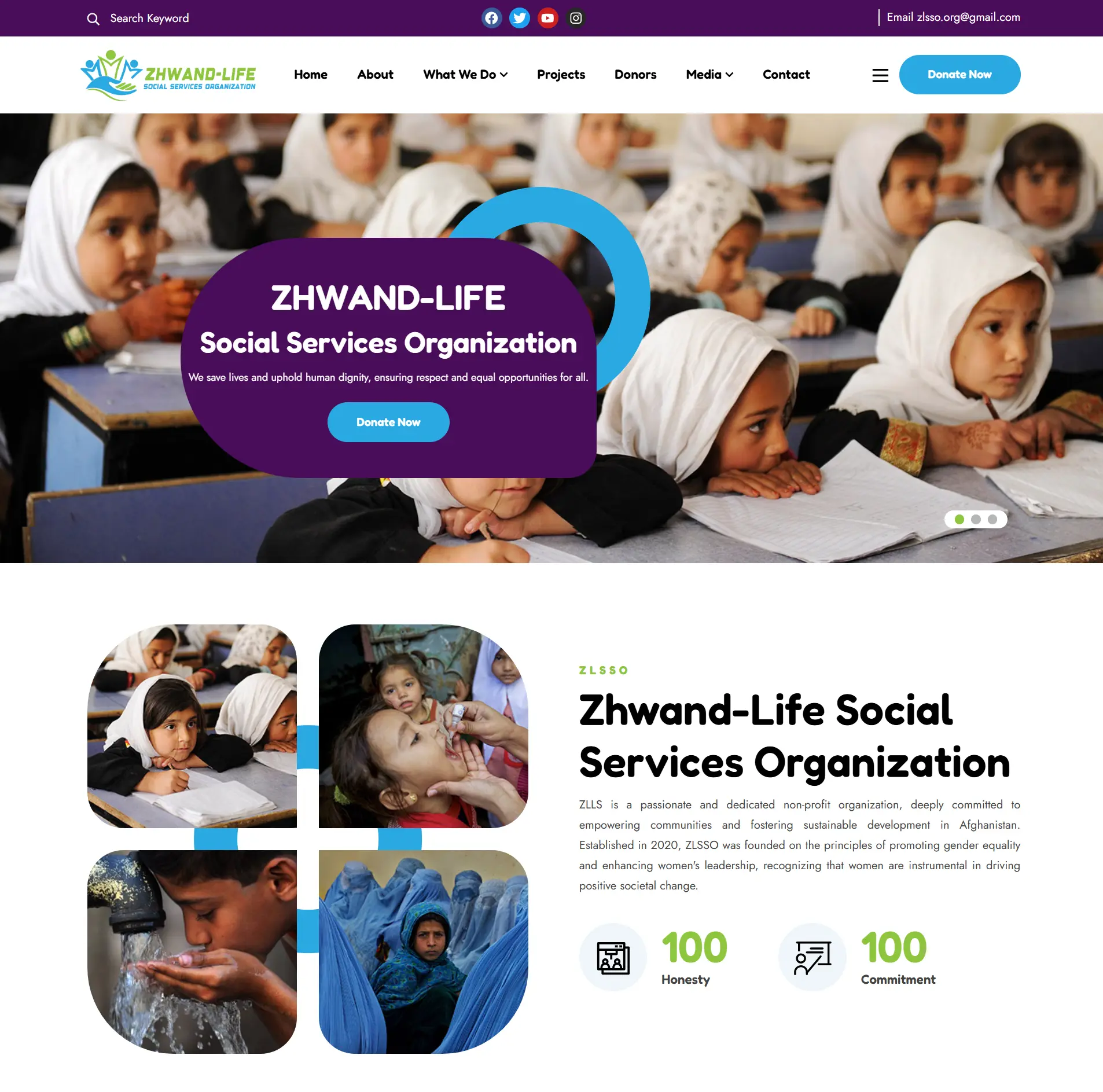 Zhwand-Life Social Services Organization