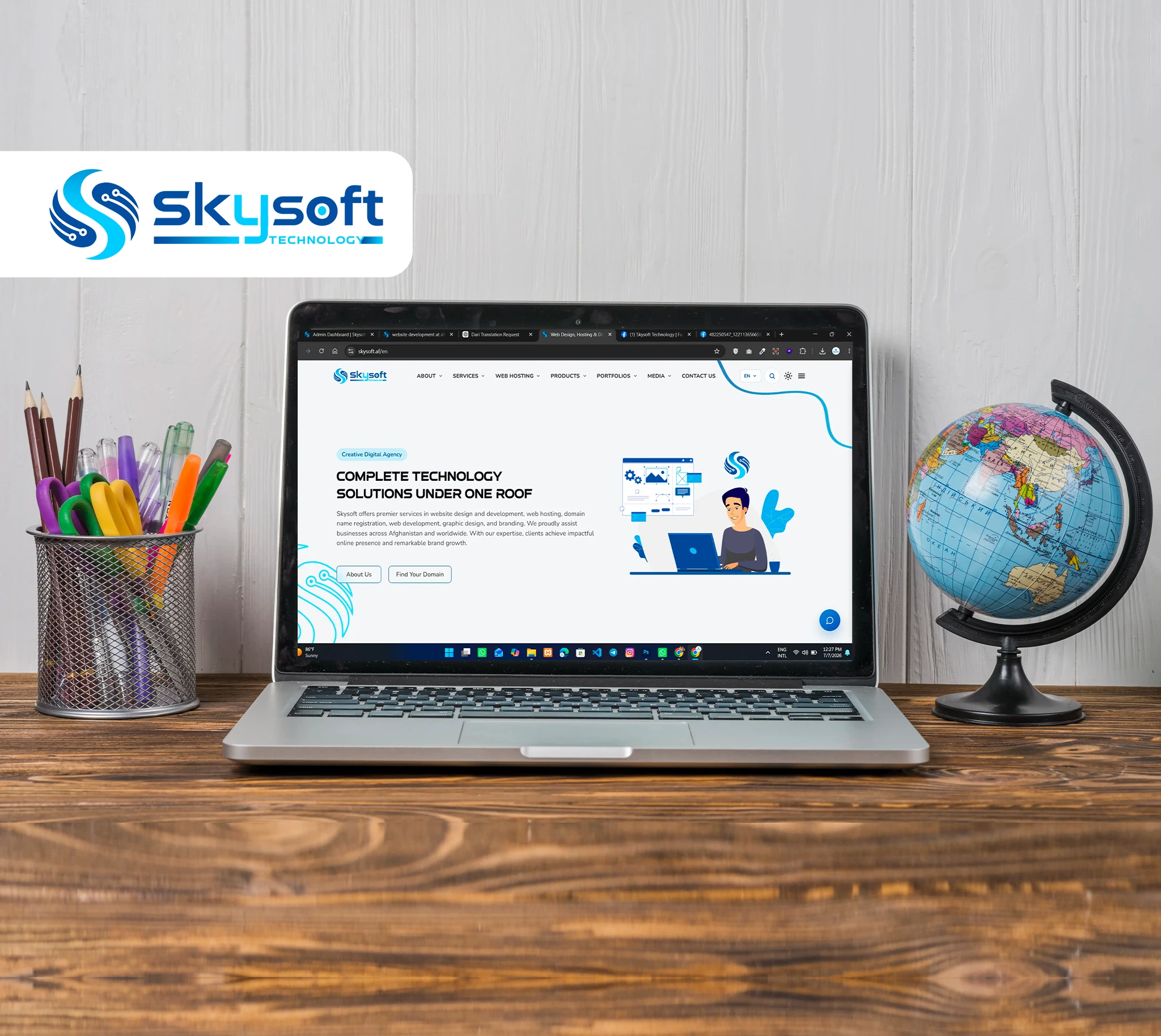 Business Website Design in Afghanistan